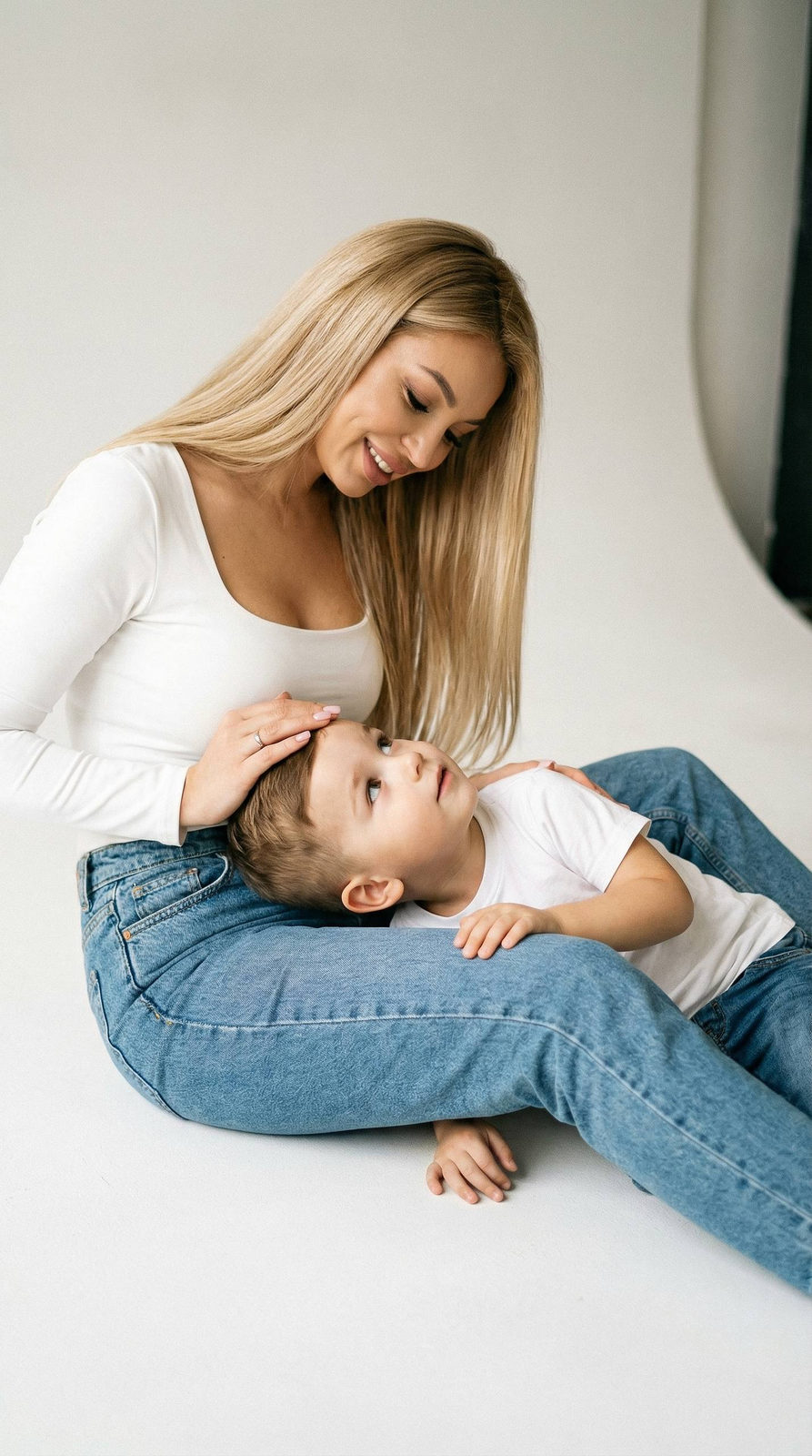Tender Mother Child Portrait
