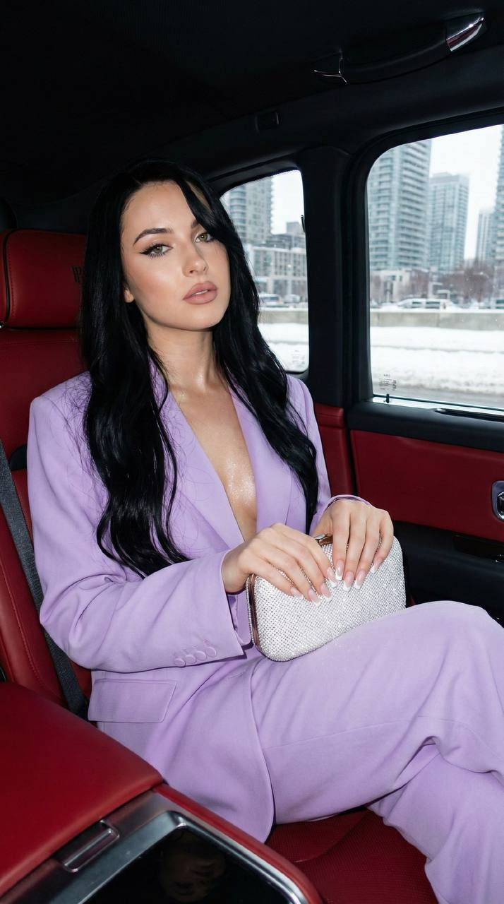 Bold Beauty in Luxury Ride