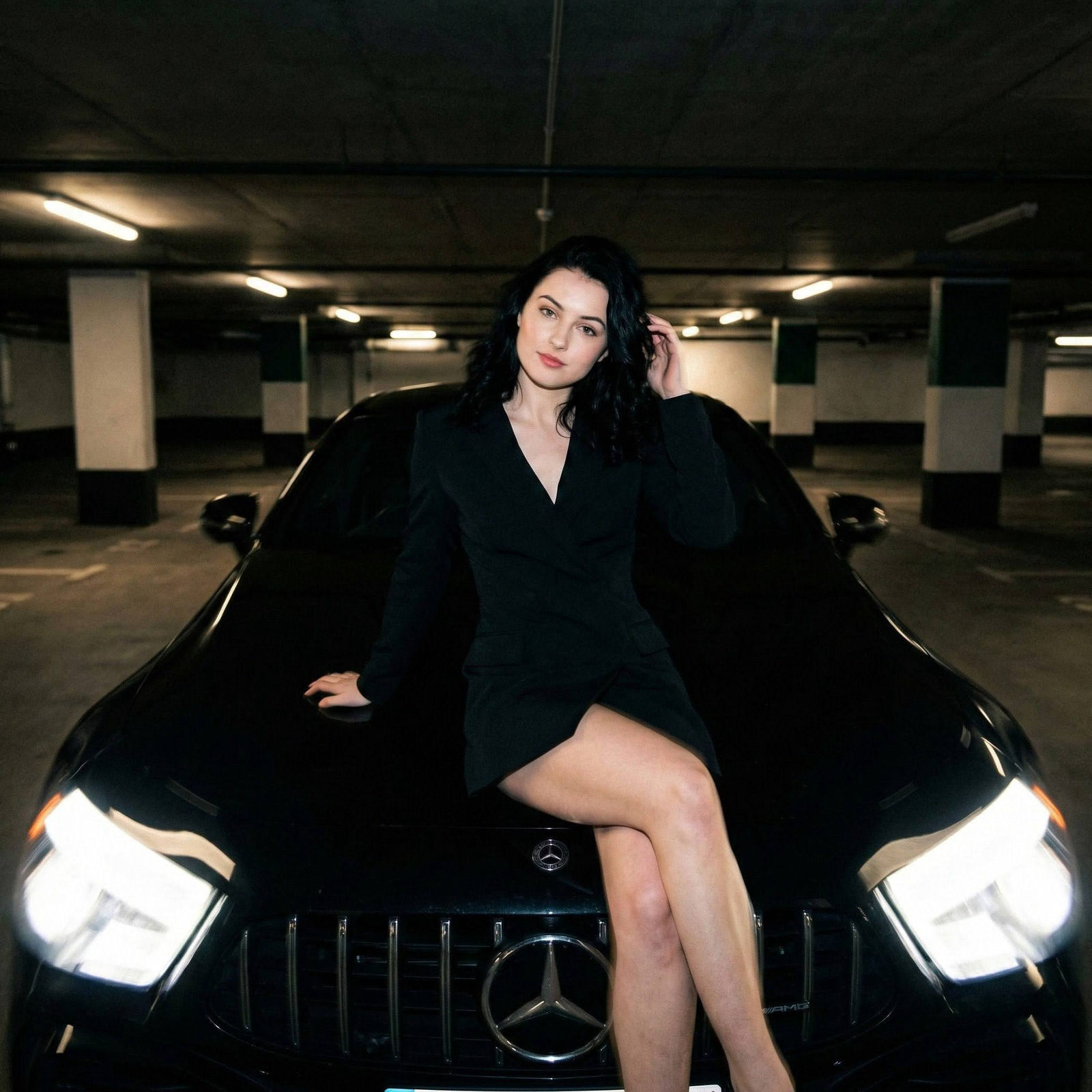 Night Fashion Mercedes AMG Shoot