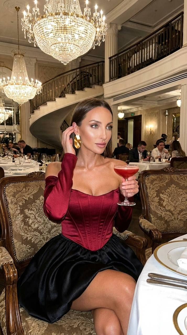 Cinematic Portrait in Luxury Restaurant
