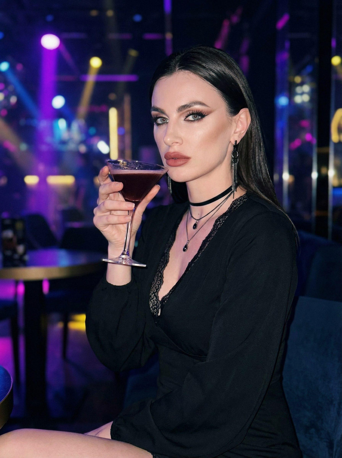 Nightclub Noir Portrait