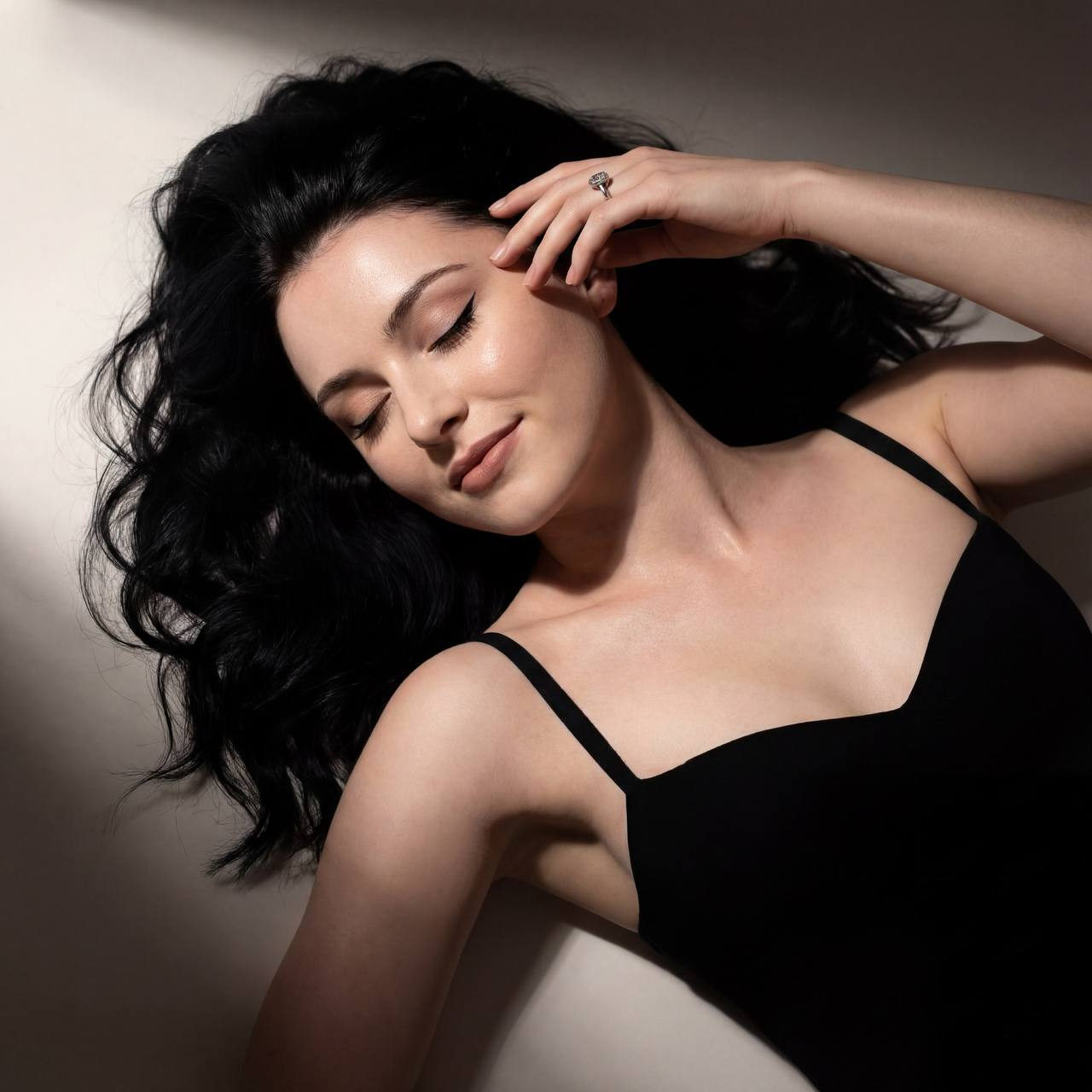 Chiaroscuro Portrait: Elegant Recline