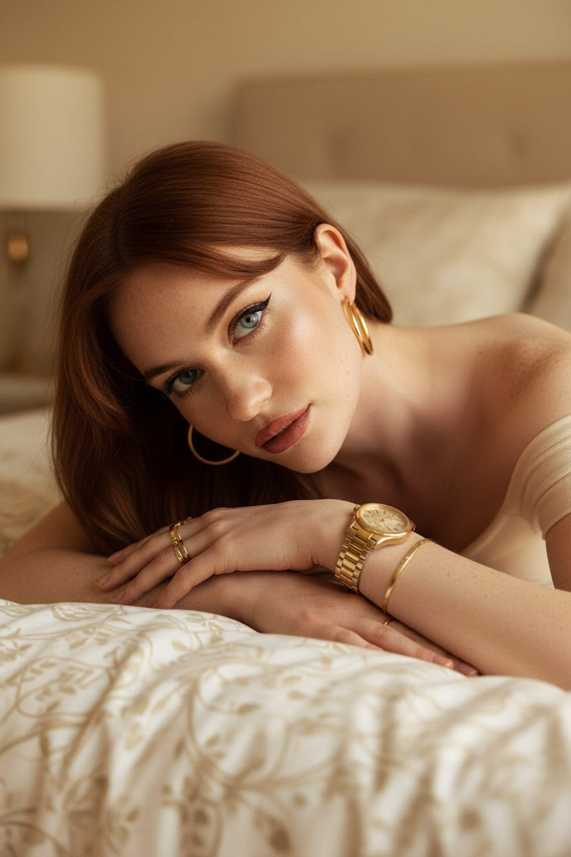 Golden Hour Luxury Portrait