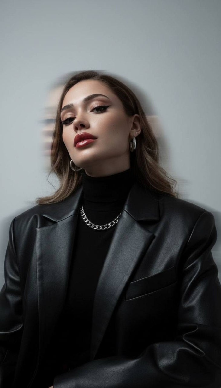 Bold Fashion Portrait Blur