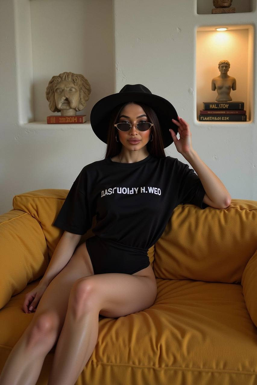 Cinematic Mediterranean Fashion Portrait