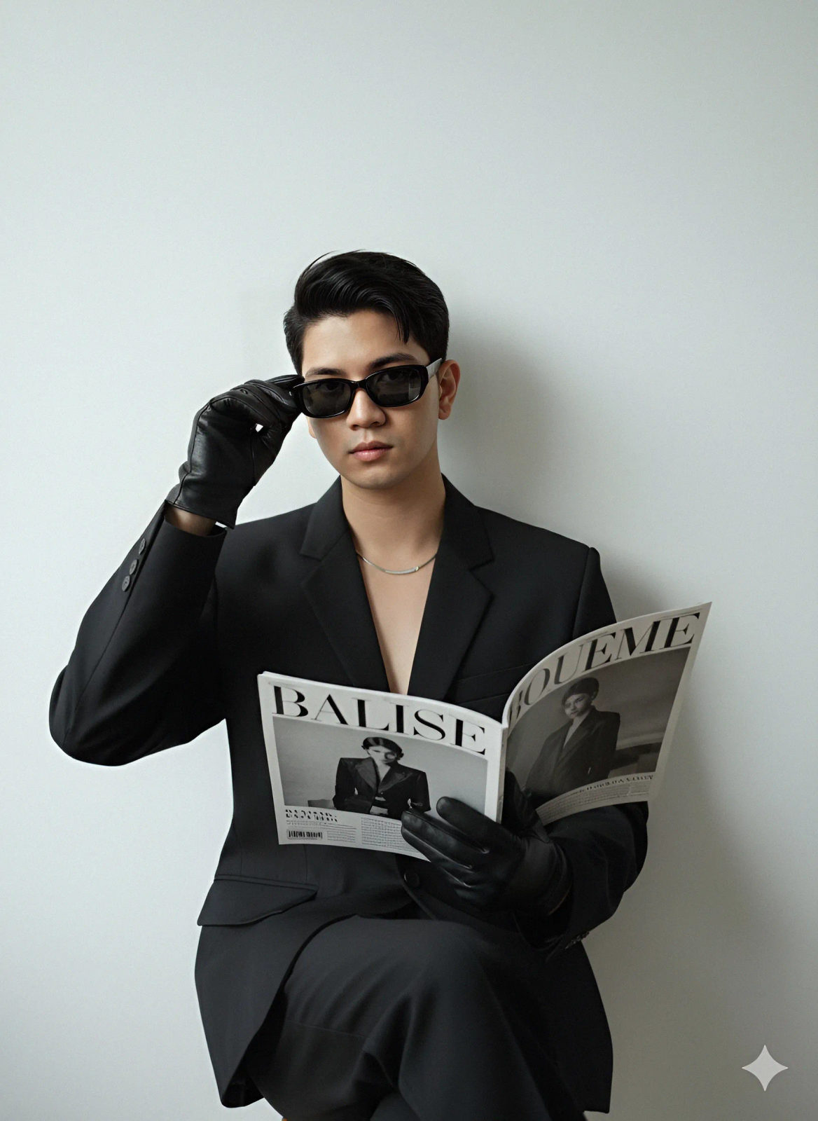 Stylish Minimalist Editorial Portrait