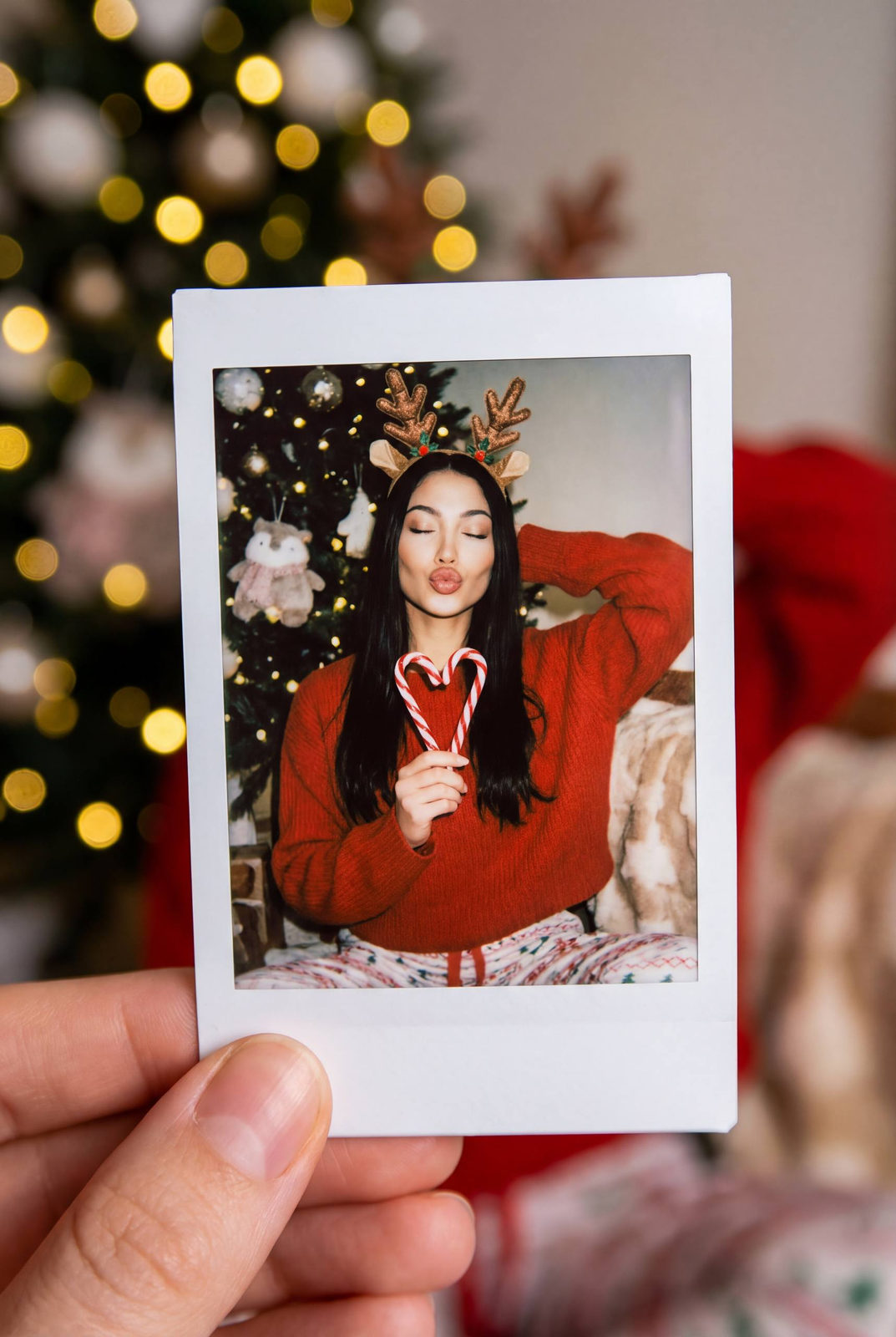 Cozy Christmas Polaroid Memory
