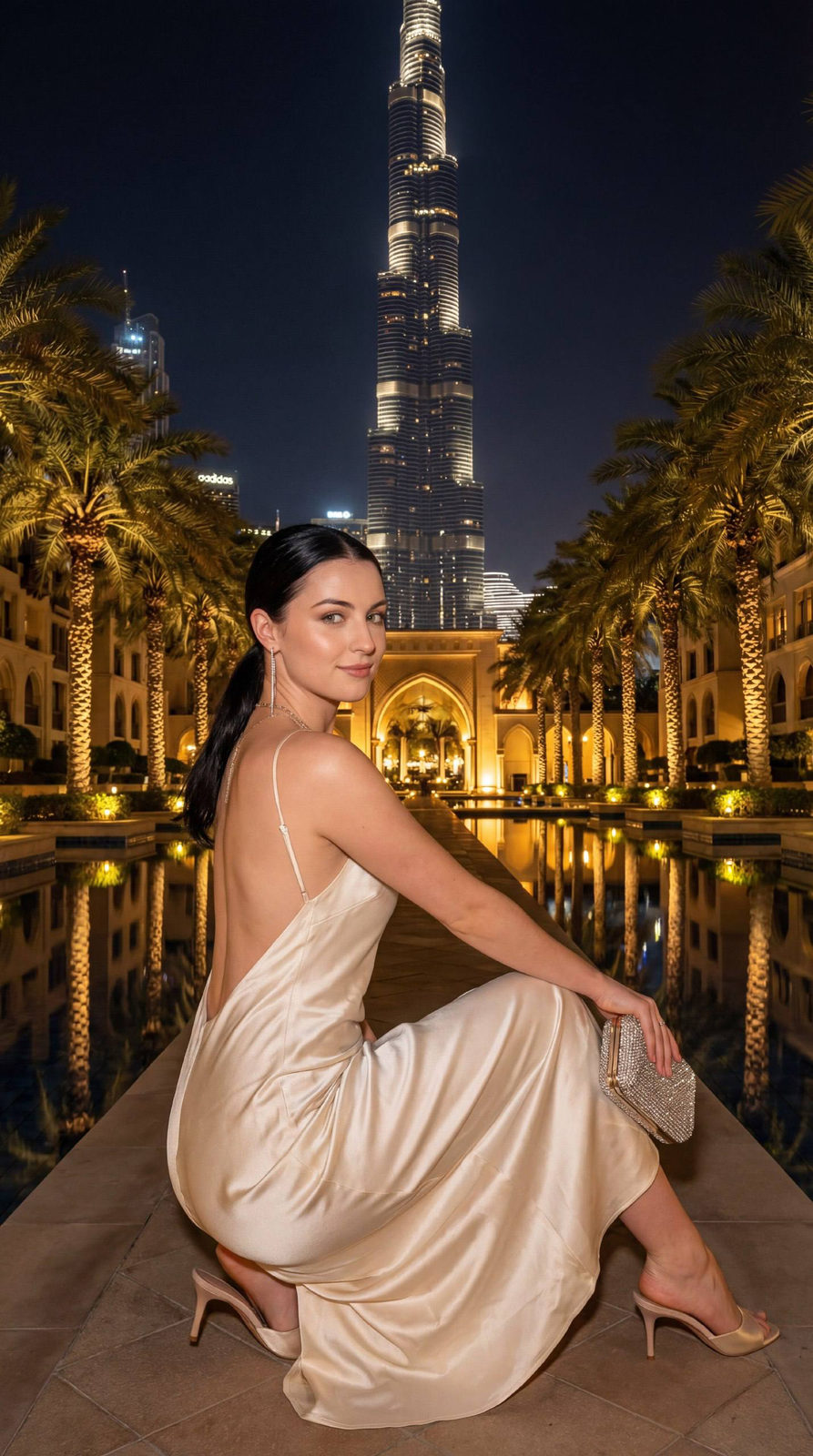 Luxury Dubai Night Portrait