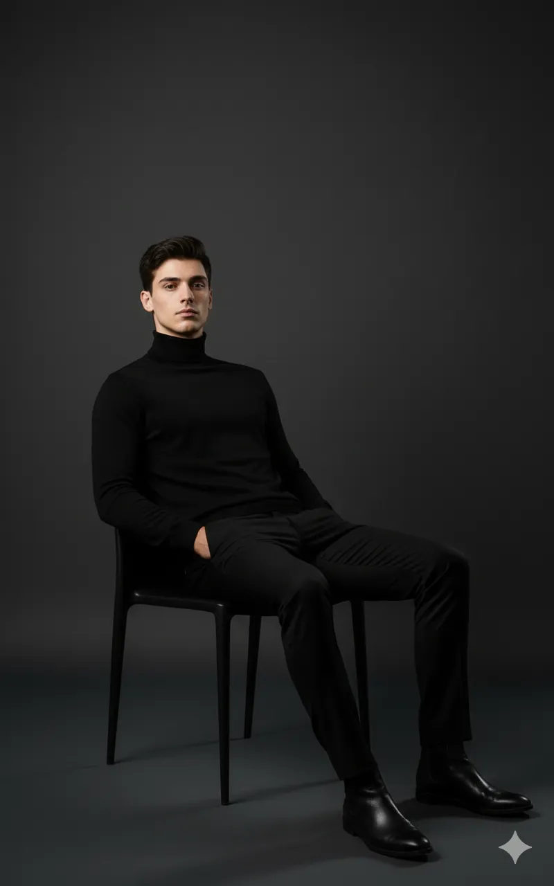 Dark Studio Portrait