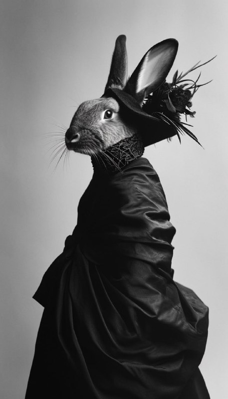 Chic Rabbit Fashion Black and White