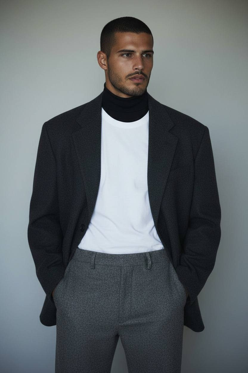 Minimal Autumn Fashion Portrait