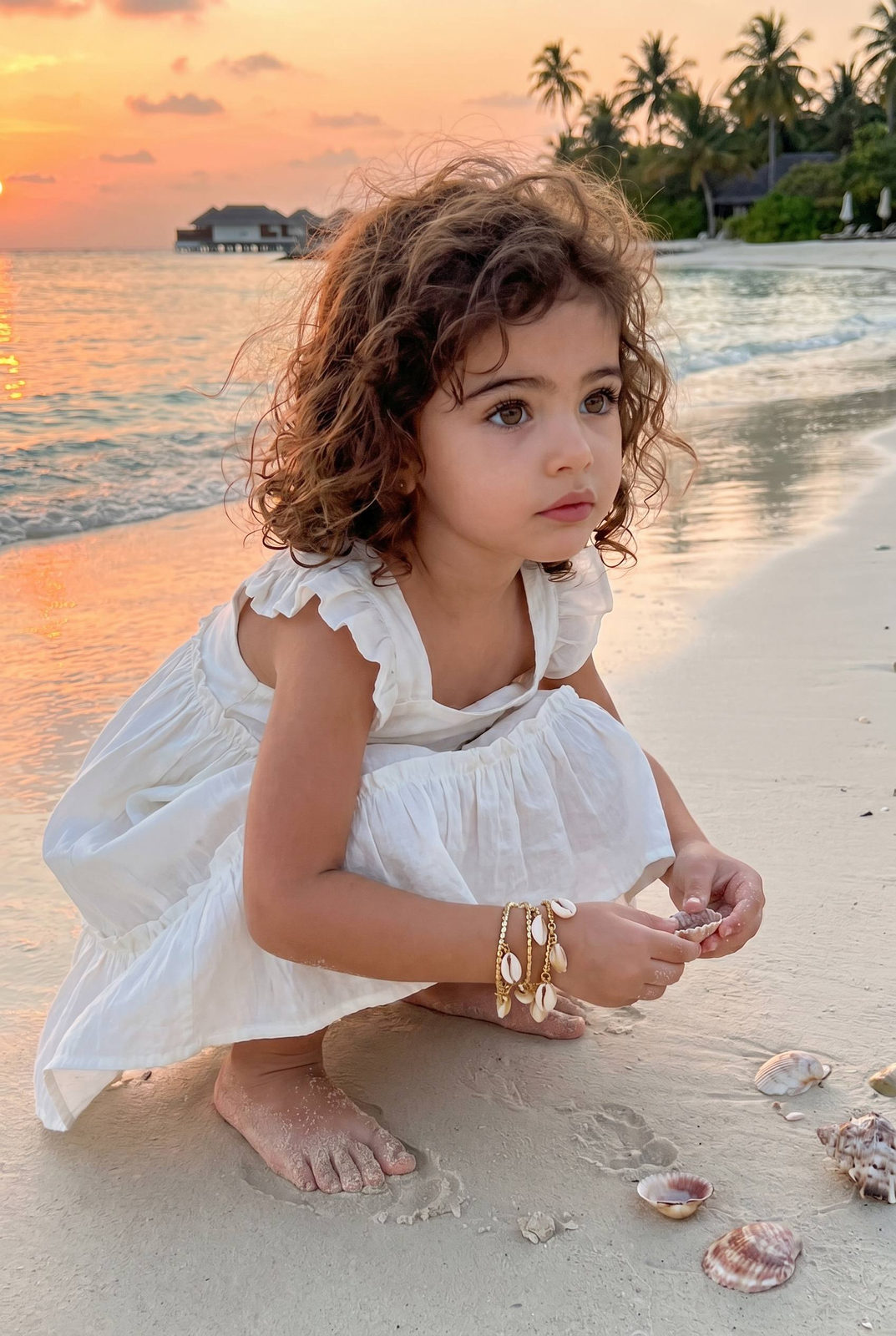 Seashell Girl's Summer Dream