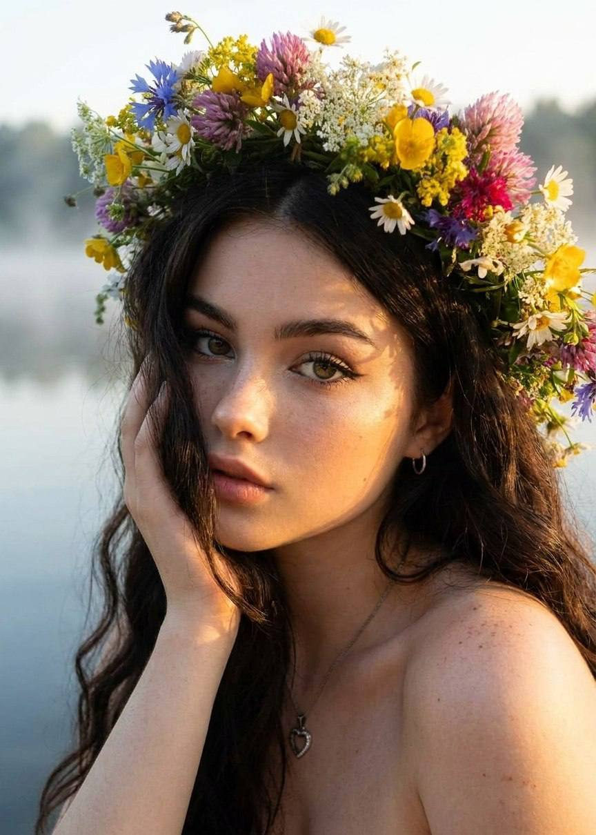 Golden Hour Lake Fairy