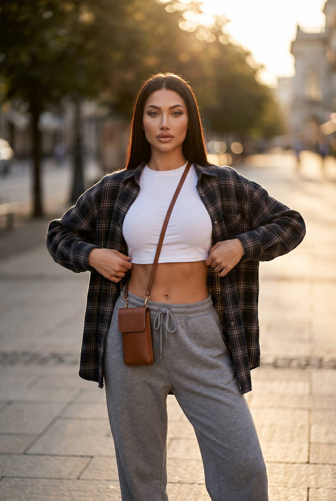 Golden Hour Street Style Portrait