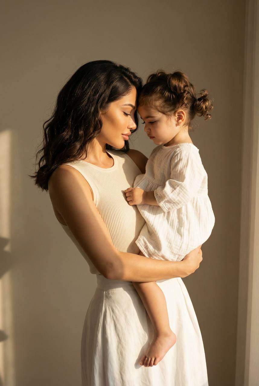 Golden Sunlight Mother Toddler Bond