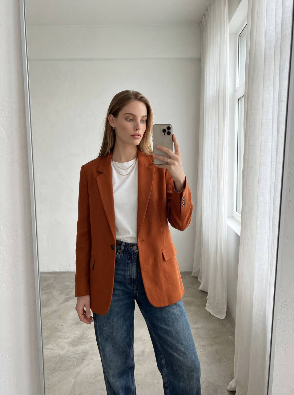 Mirror Selfie Fashion Portrait