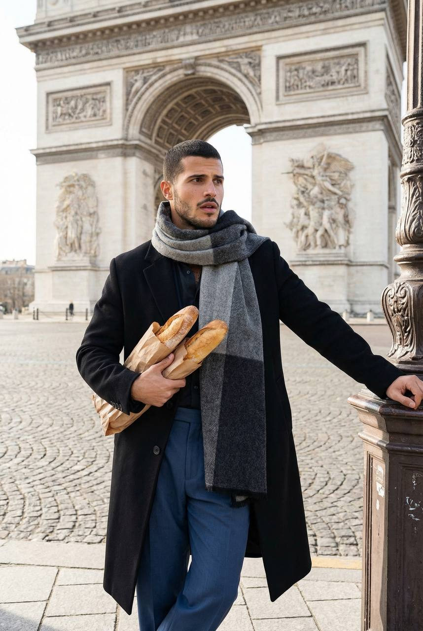 Paris Street Style at Arc de Triomphe