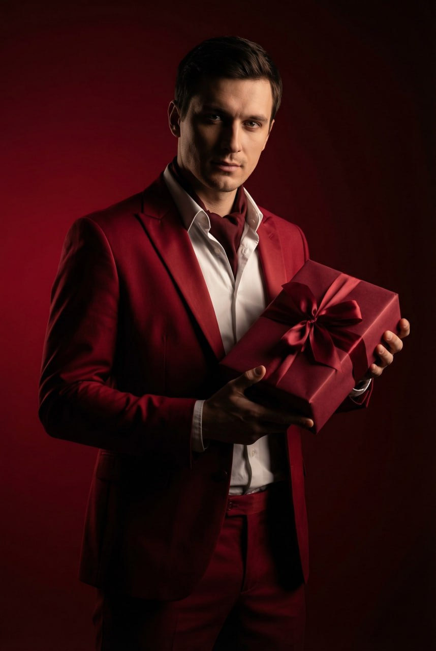 Crimson Gift Ritual Portrait