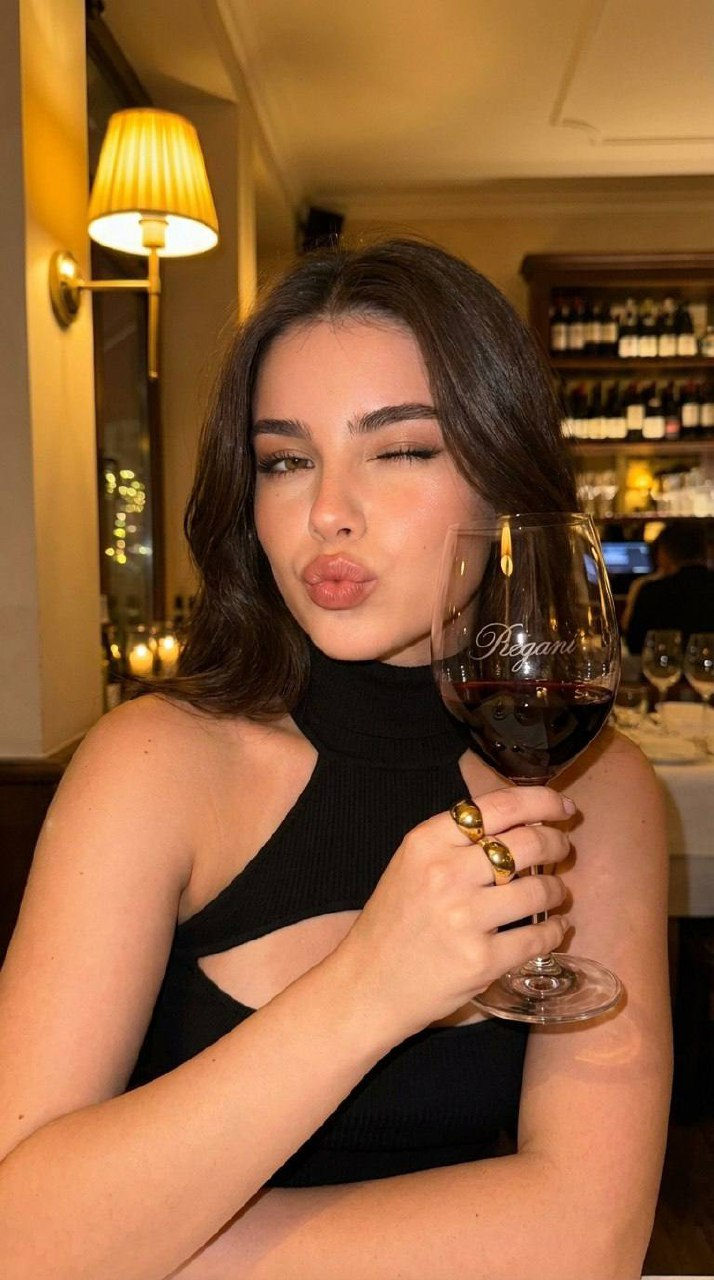 Wine Bar Flirty Portrait