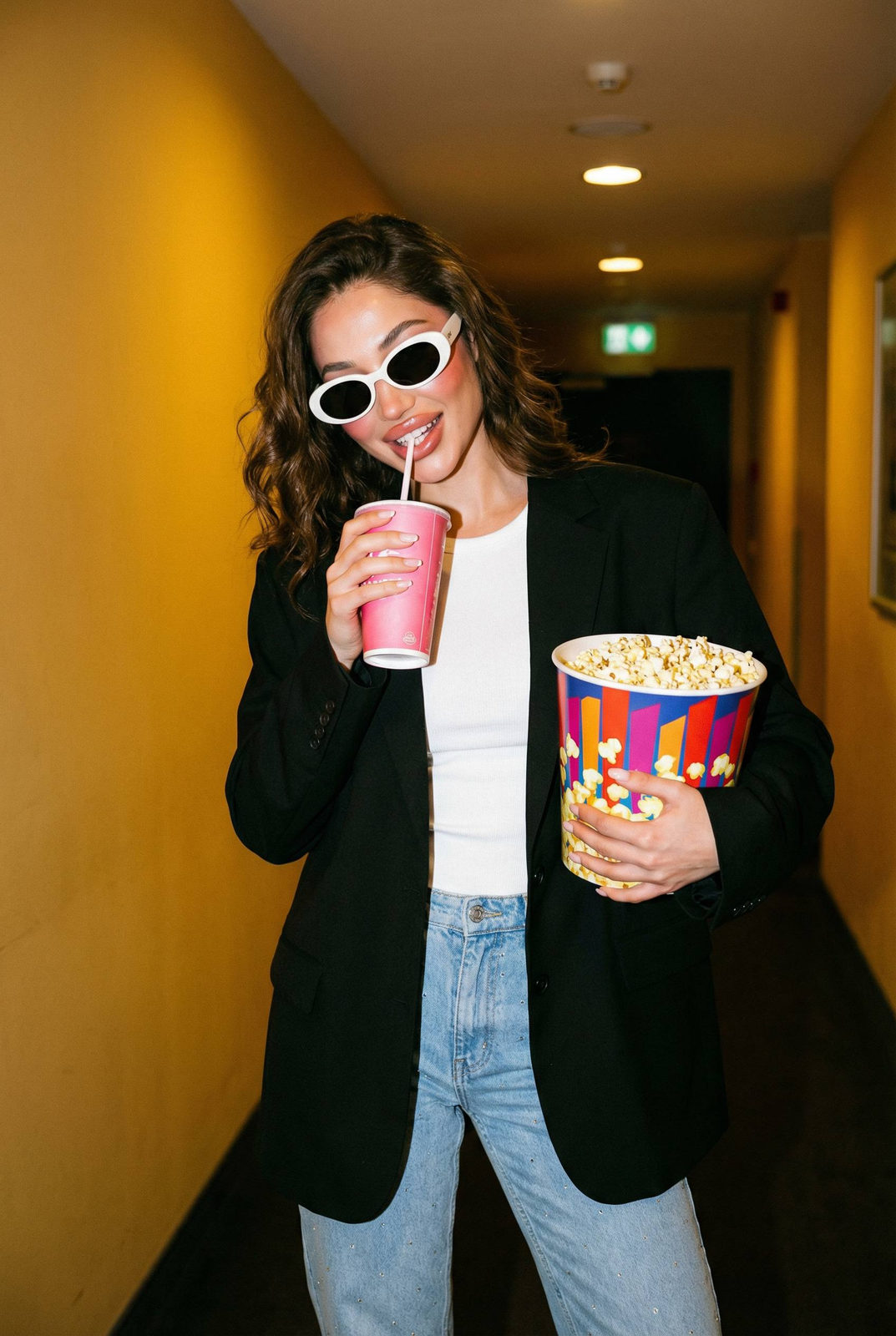 Cinema Popcorn Girl Night Out