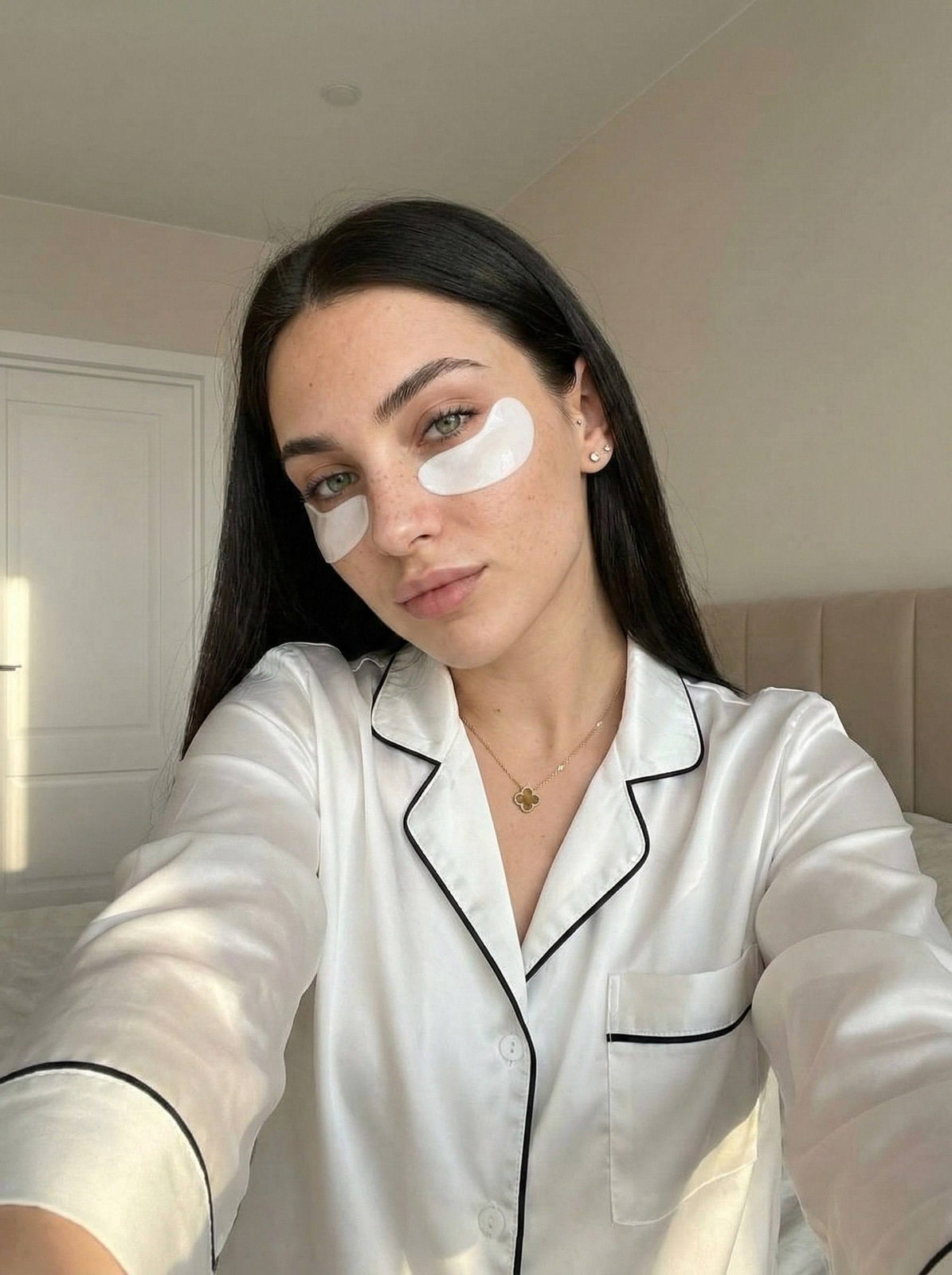 Morning Skincare Selfie Aesthetic