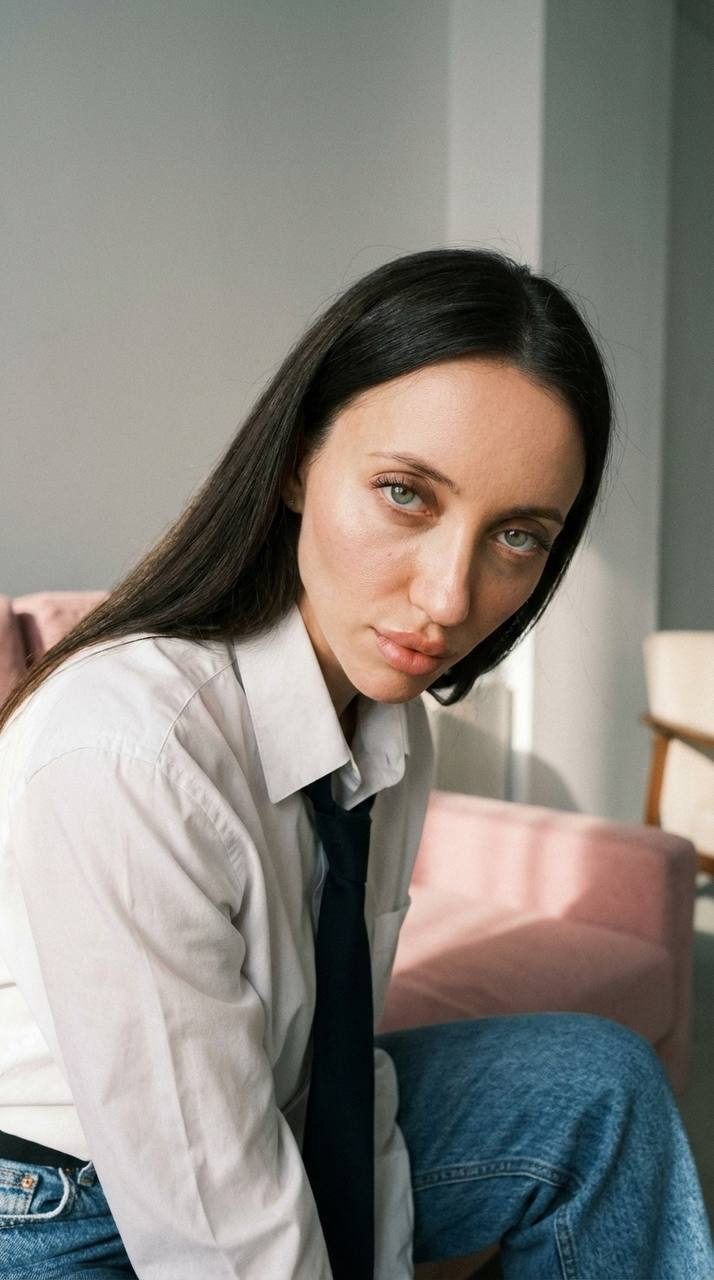 Seductive Gaze: Cinematic Portrait