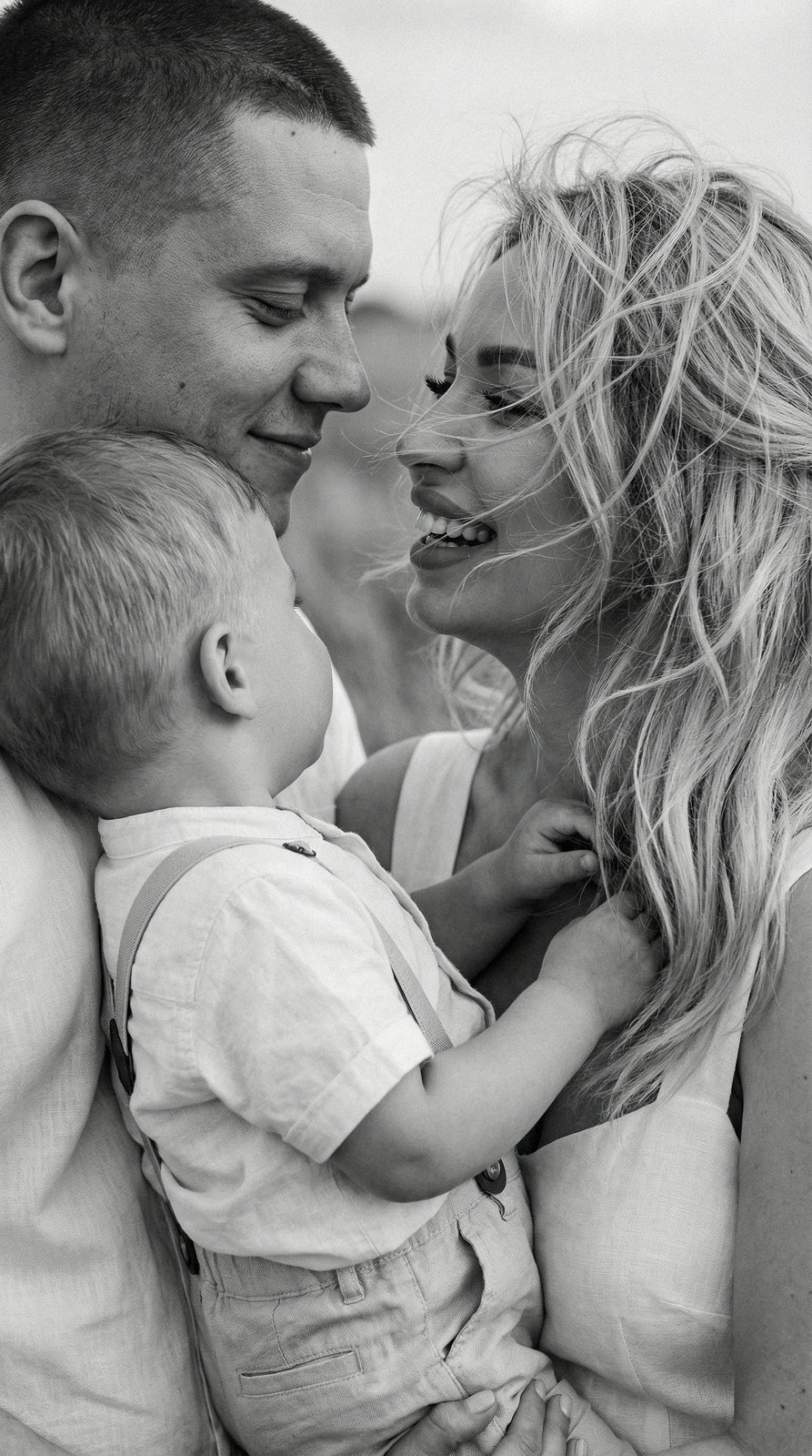 Intimate Family Field Portrait