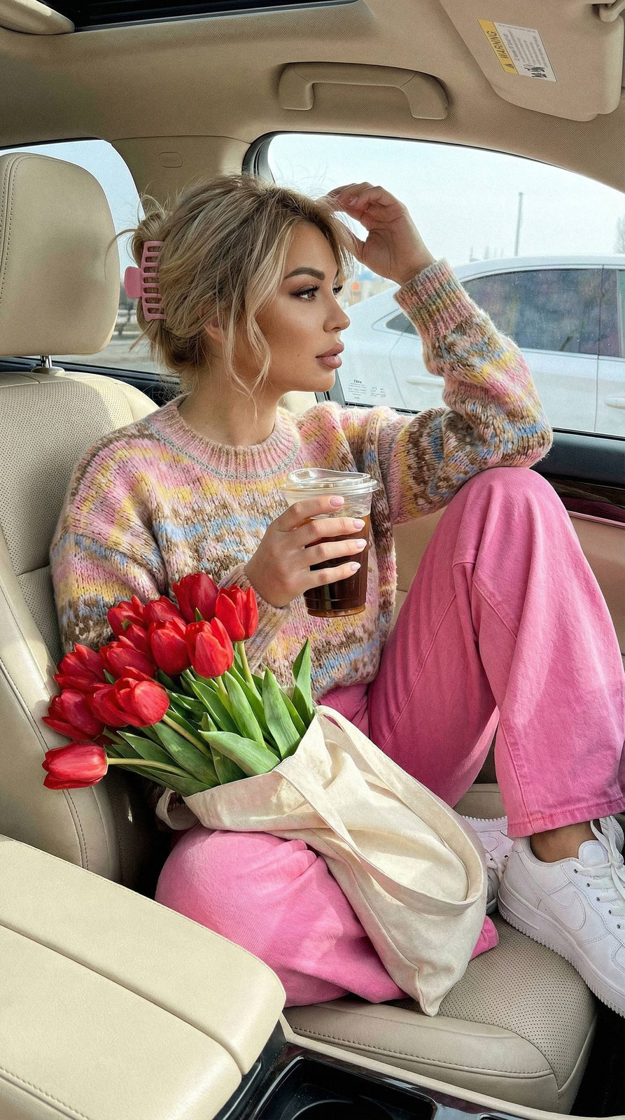 Cinematic Car Girl Aesthetic