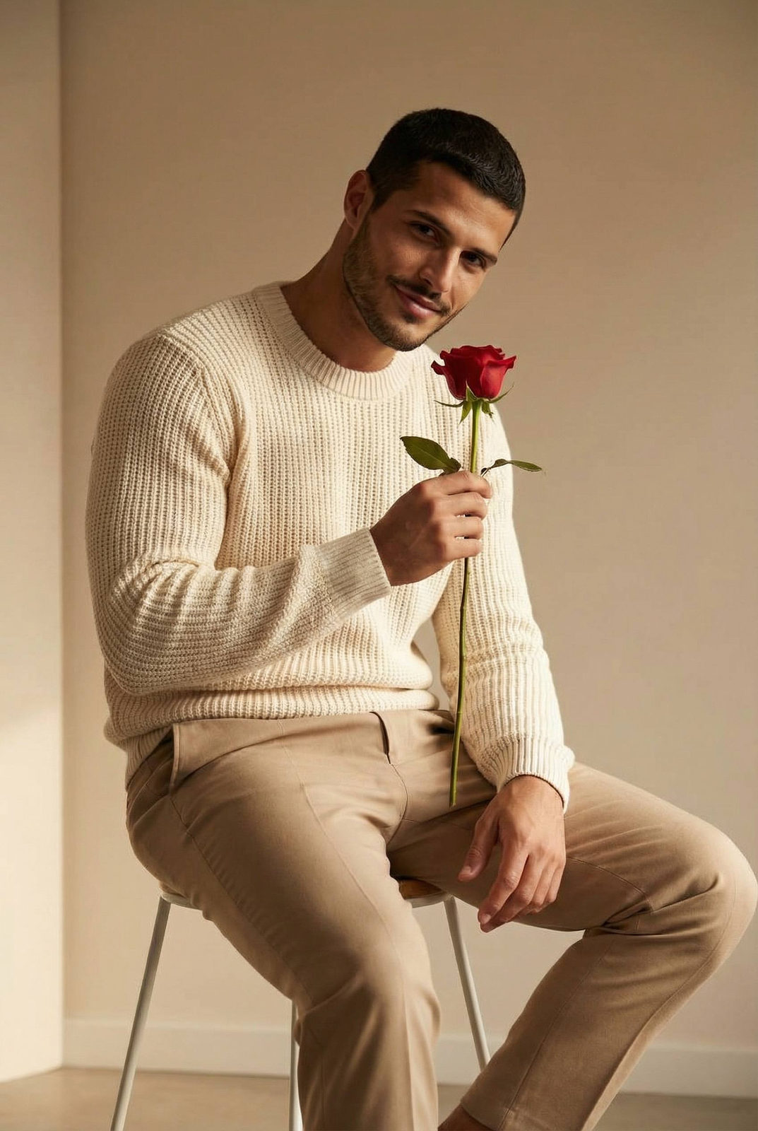 Gentleman with a Rose