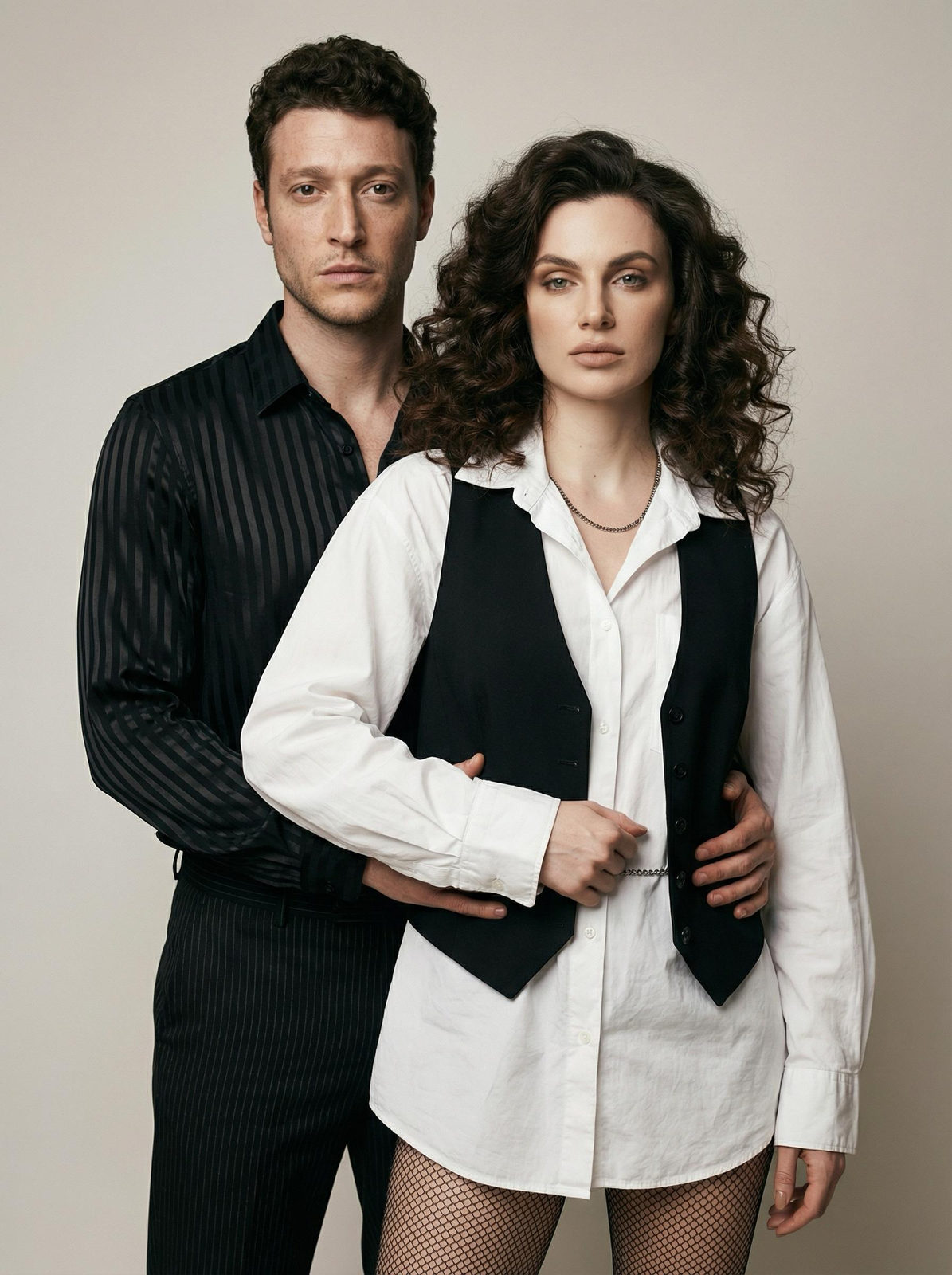 Fashion Couple Studio Portrait