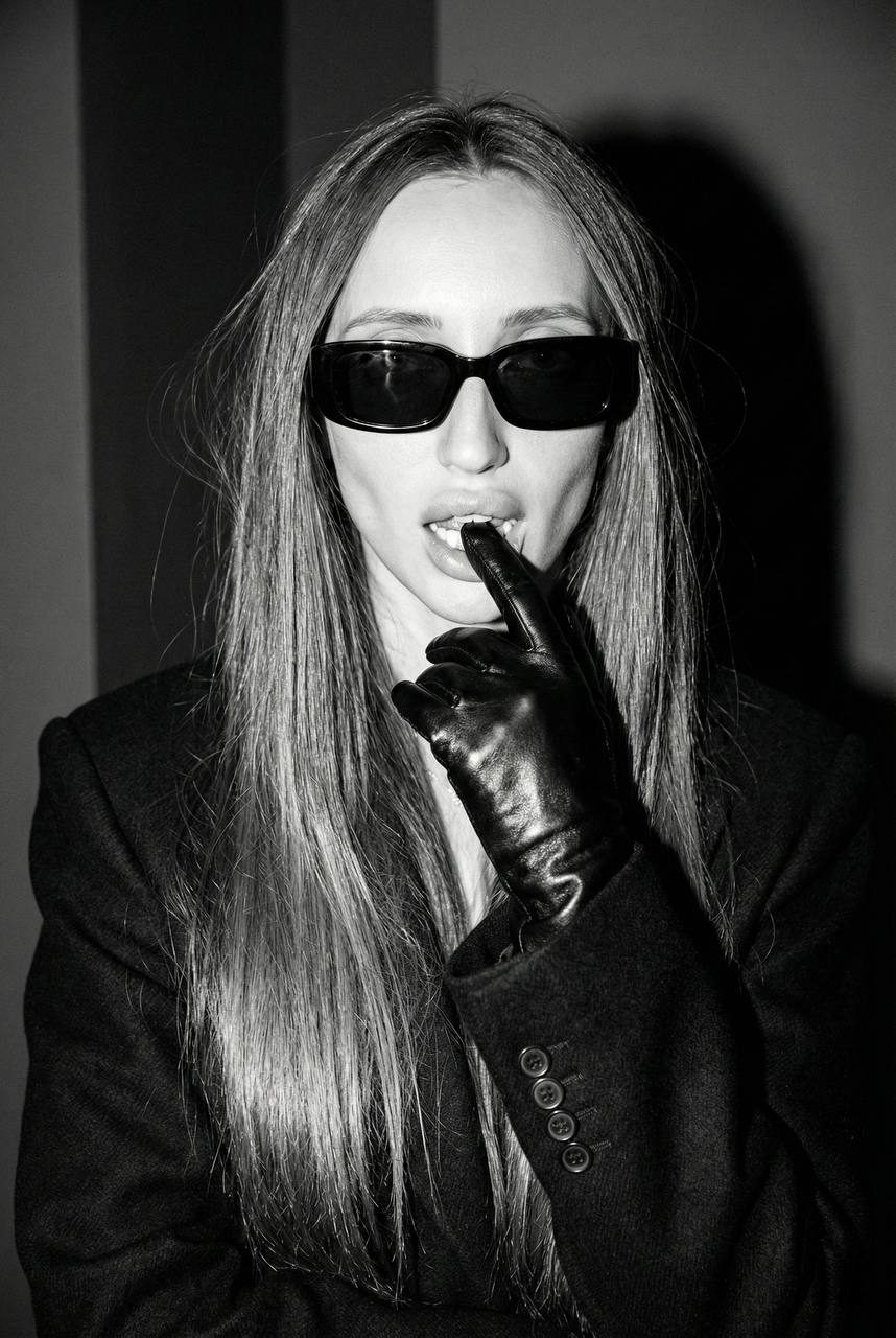 Rebel Queen: Flash-Drenched Noir Portrait