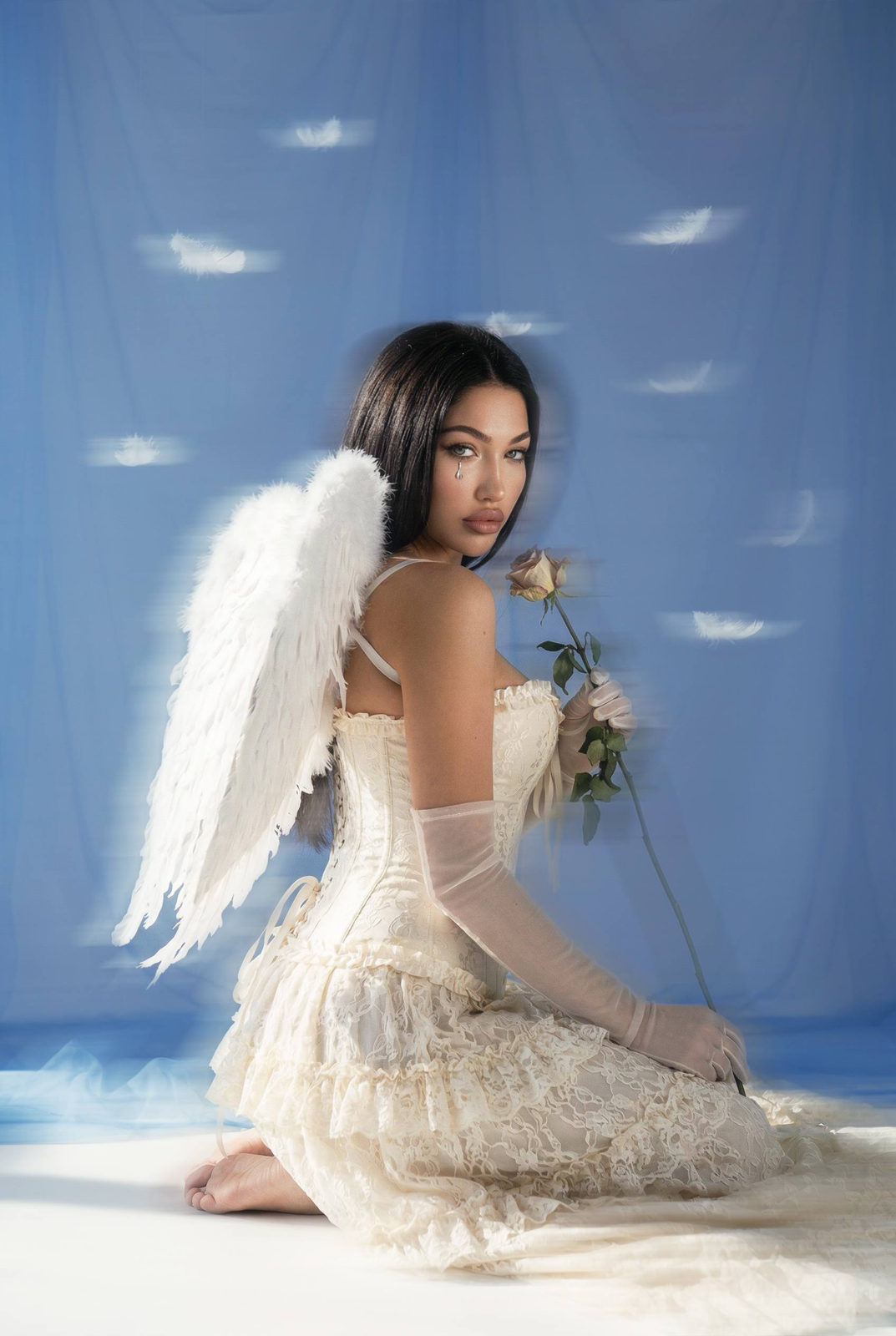 Melancholic Angel Valentine Art Shoot