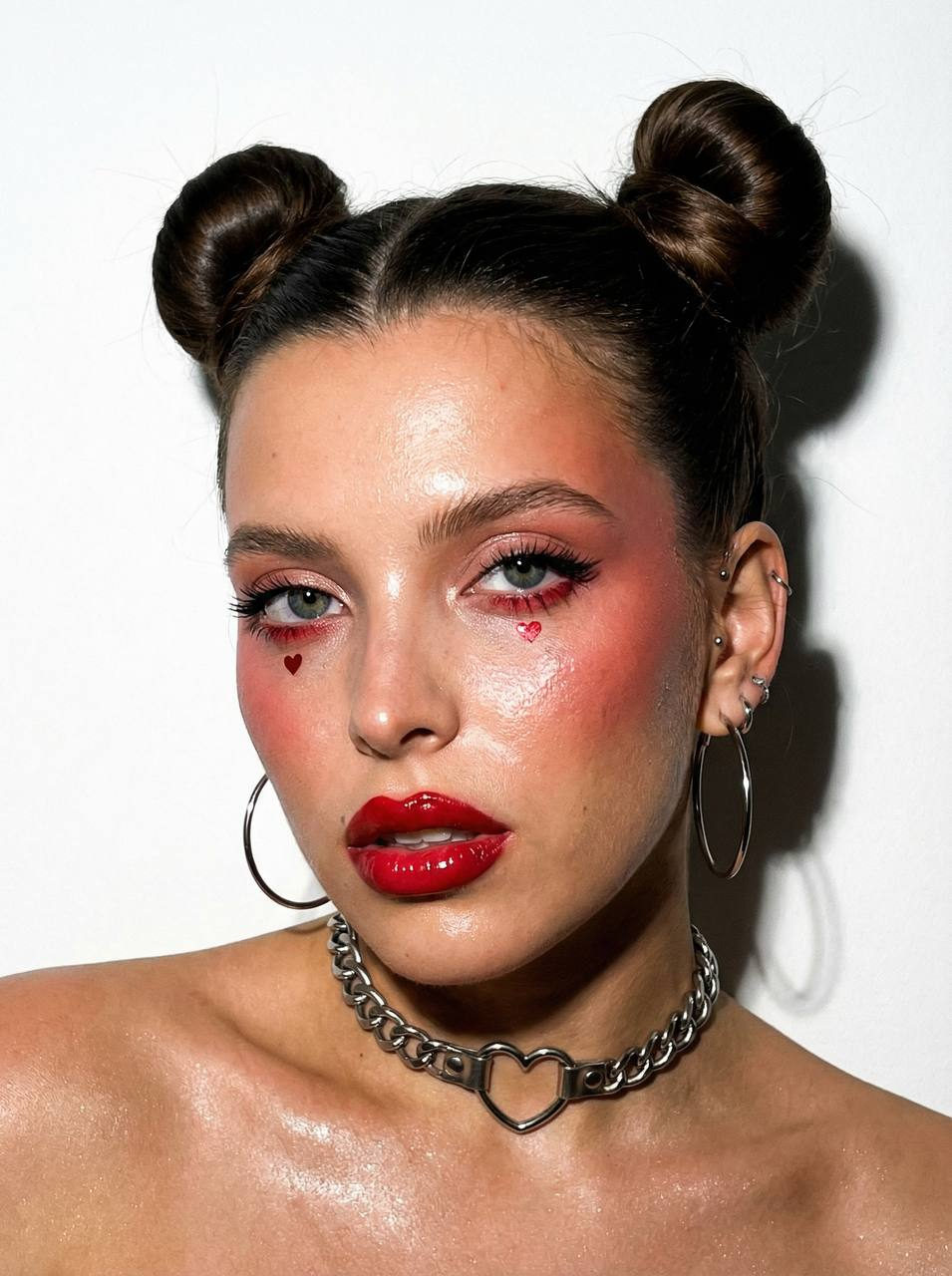 Edgy Valentine's Beauty Editorial