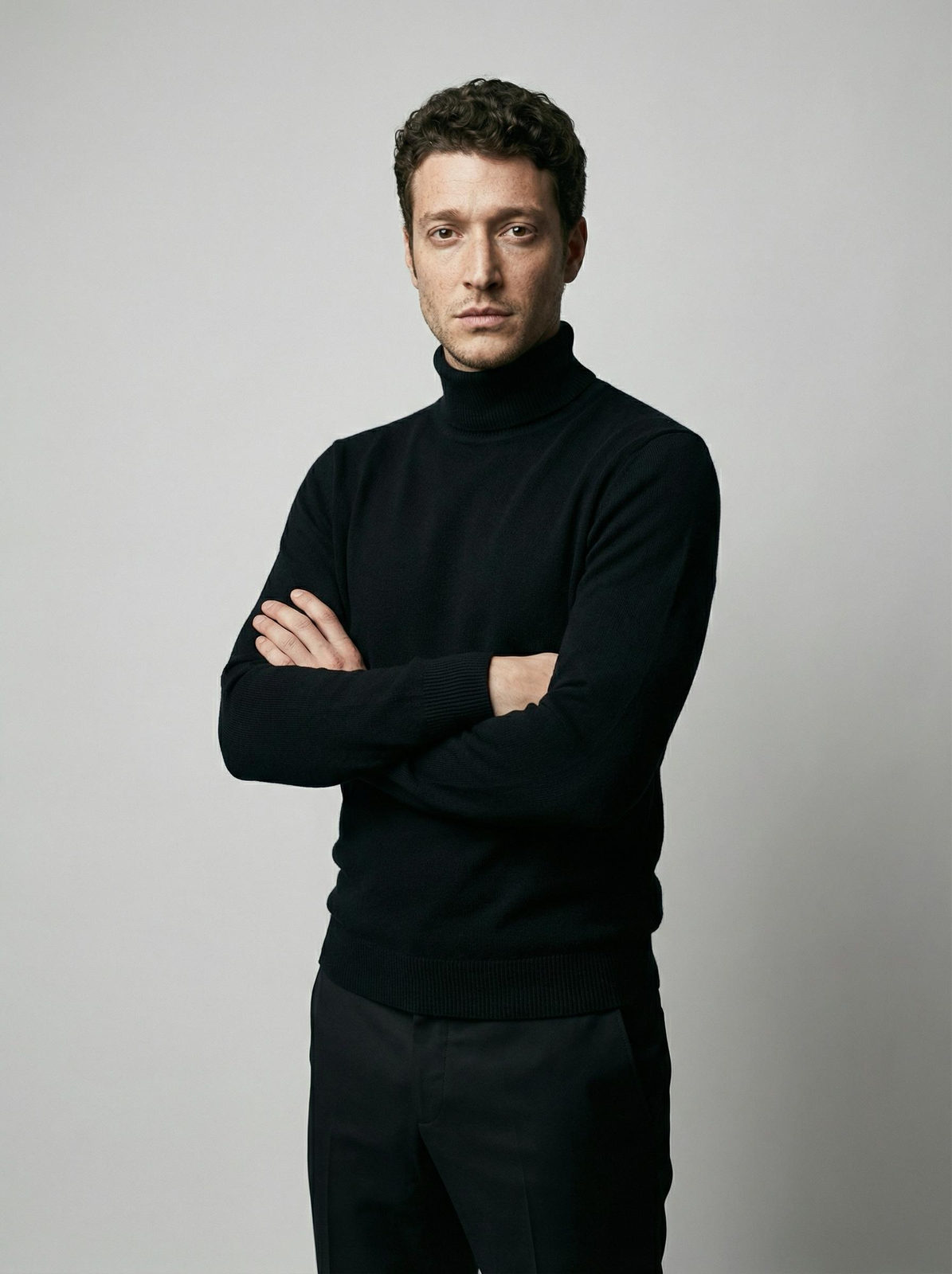 Confident Man Studio Portrait