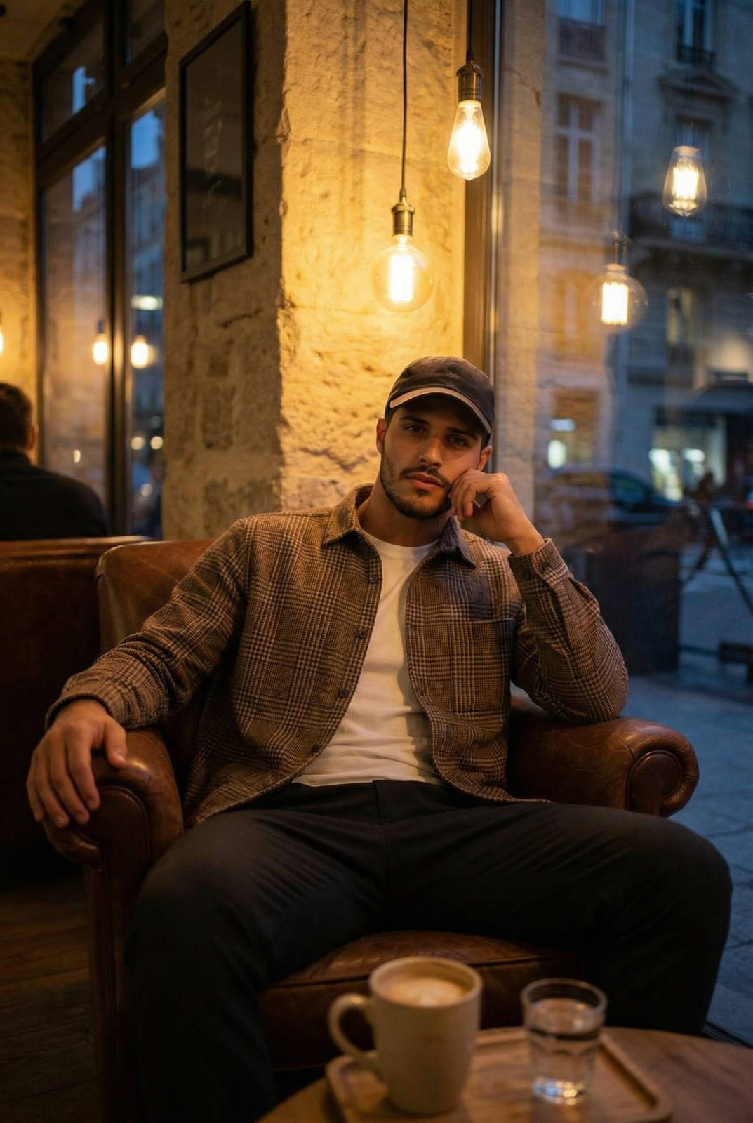 Calm Evening at the Café