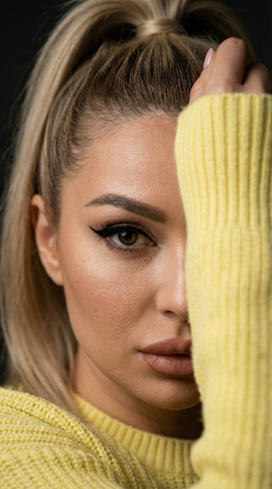 Hyperrealistic Beauty Portrait Close Up