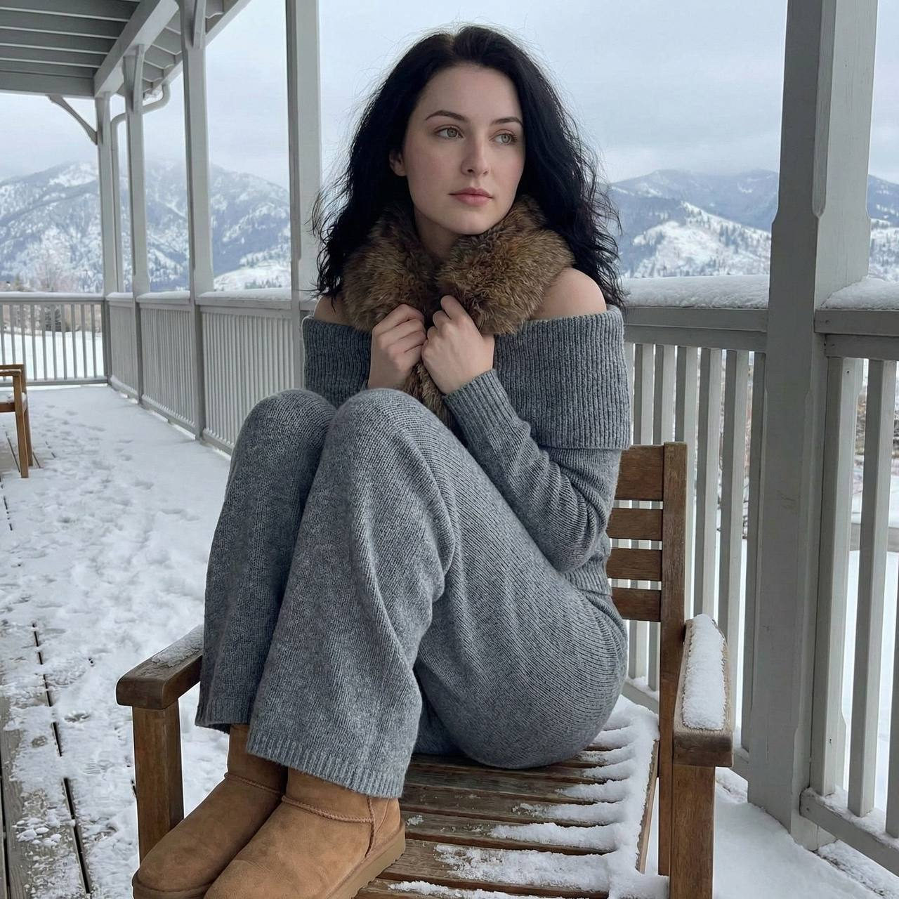 Winter Snow Portrait Session