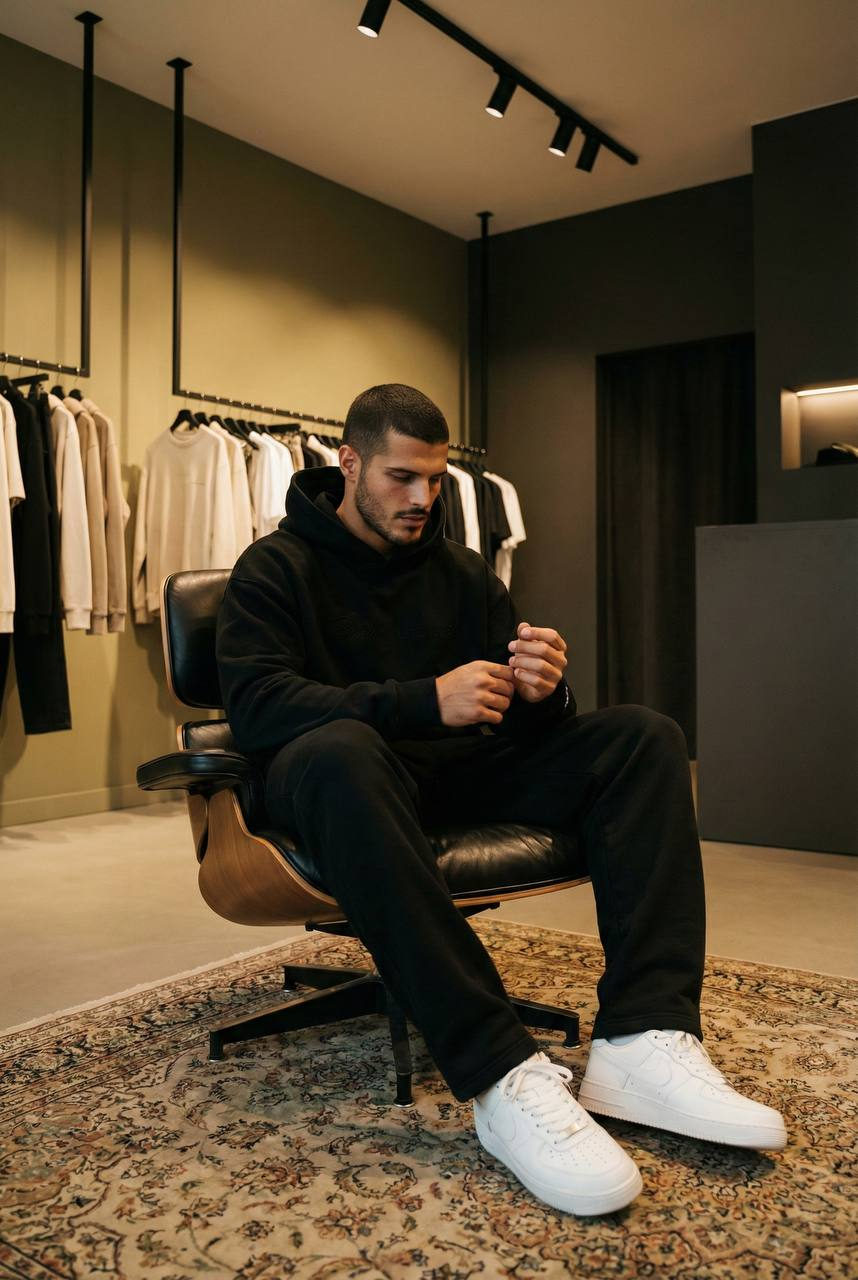 Street-Luxury Youth in Boutique