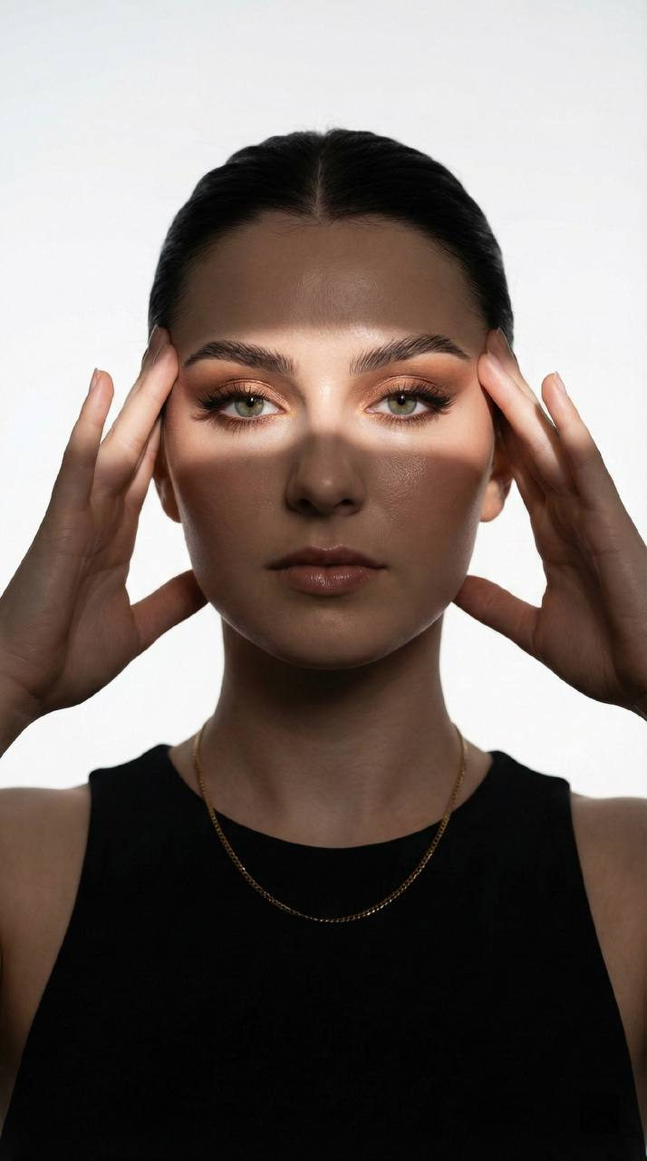Cinematic Beauty Portrait with Dramatic Light