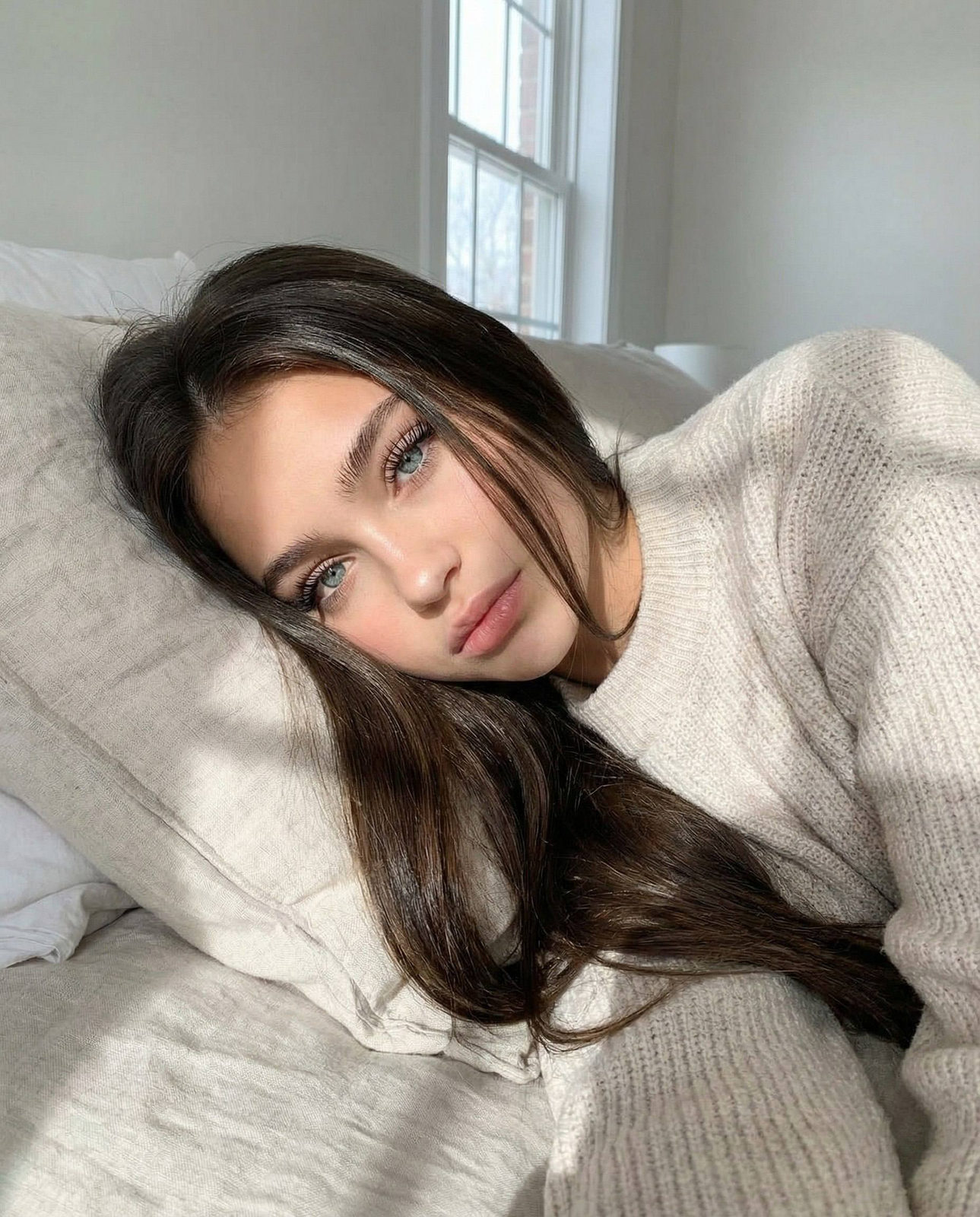 Soft Window Light Girl Portrait