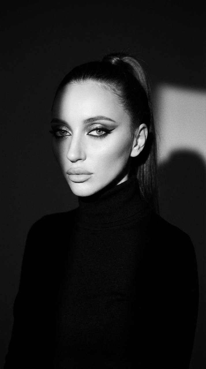 Dramatic 90s Noir Portrait