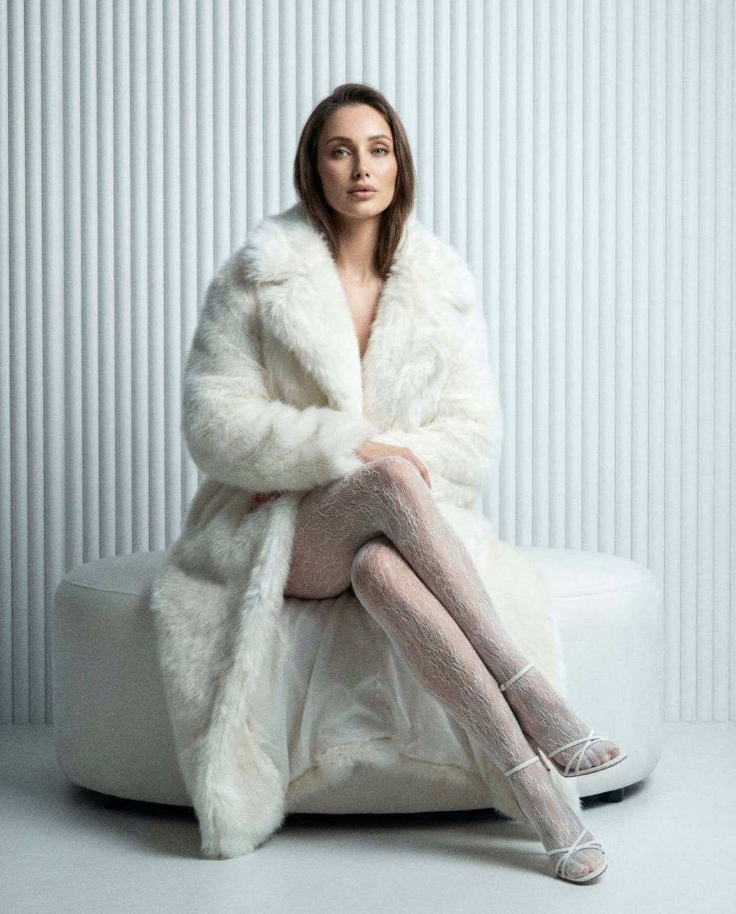 Minimalist White Fashion Portrait