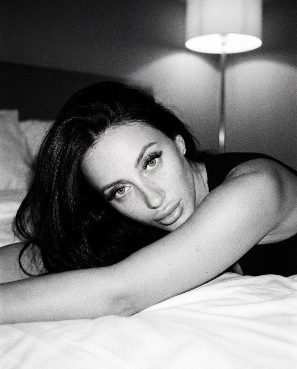 Midnight Velvet Gaze Portrait