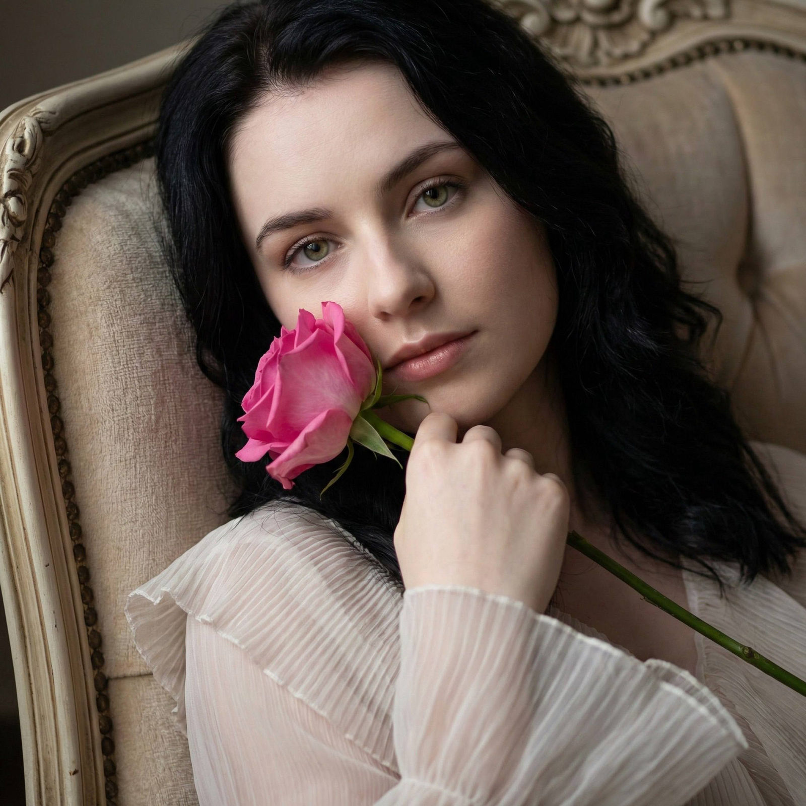 Rose Solitude Portrait
