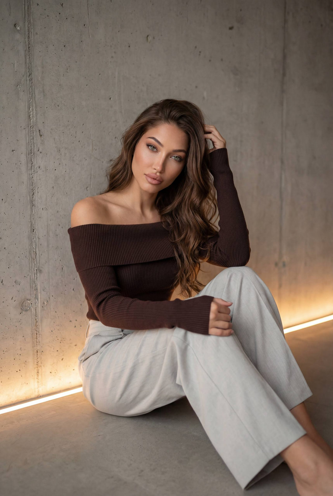 Soft Fashion Against Raw Concrete