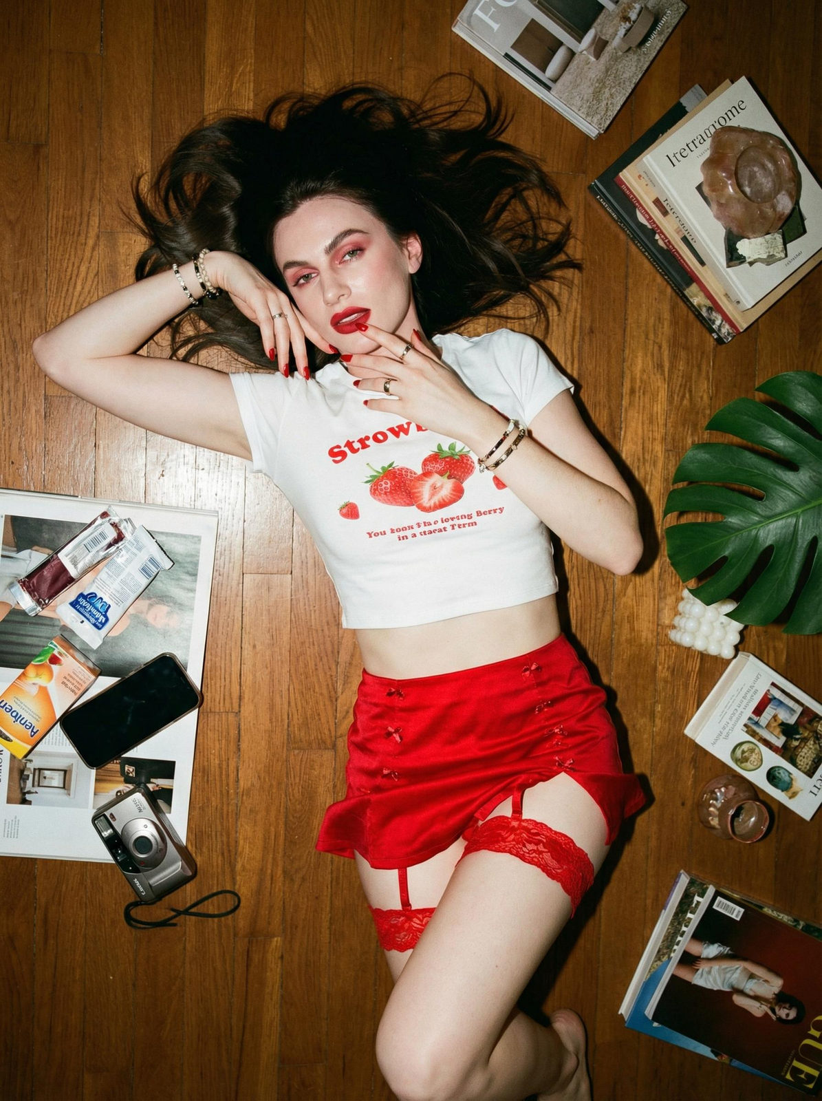 Overhead Fashion Portrait