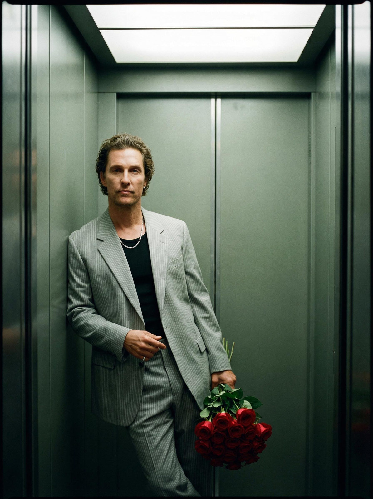 Roses in Elevator