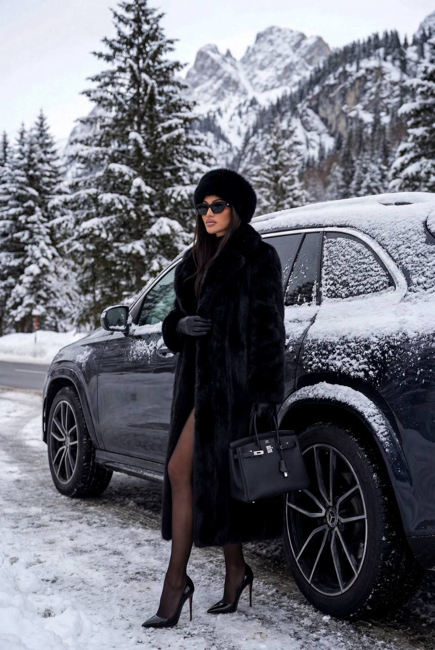Alpine Luxury Winter Editorial