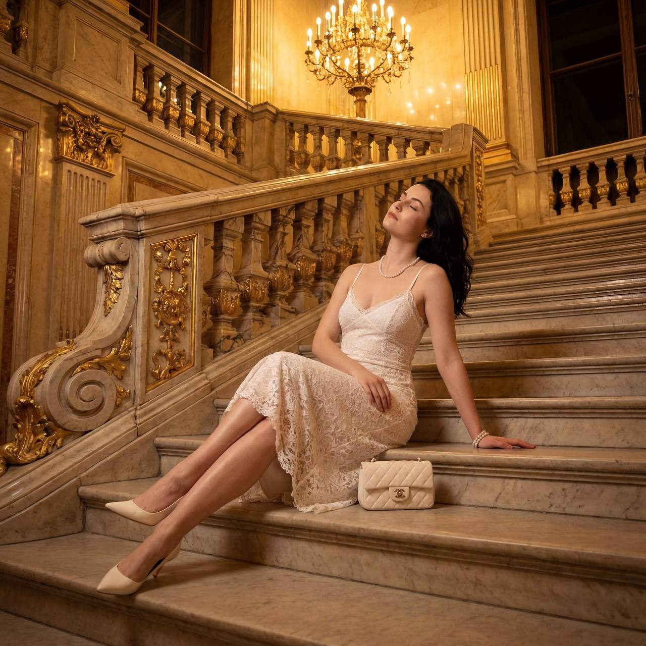 Opulent Staircase Serenade
