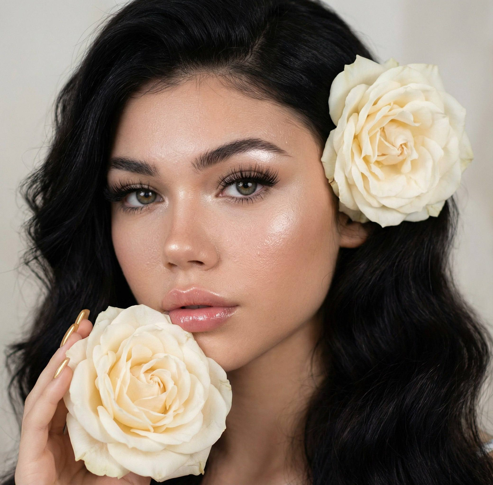 Macro Floral Portrait Glow